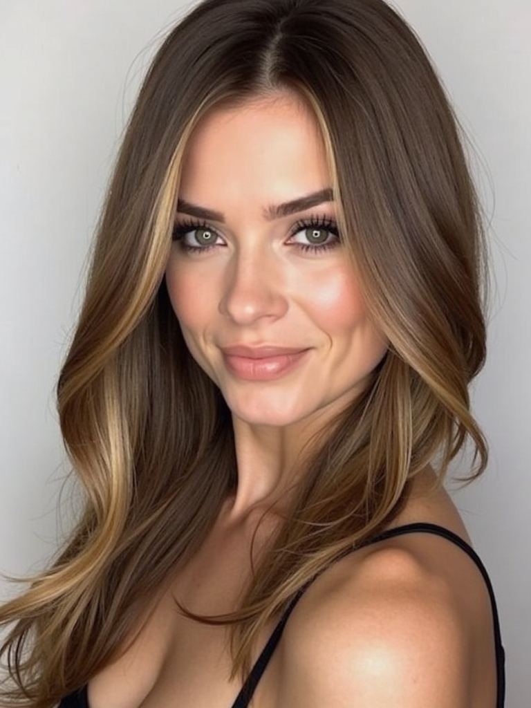 Long Haircut Ideas: Bangs with a Side Part