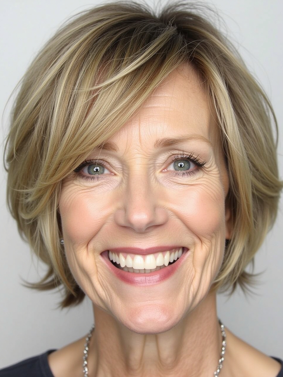Hairstyles For Thin Fine Hair Over 60: Sleek Low Ponytail with Volume at the Crown