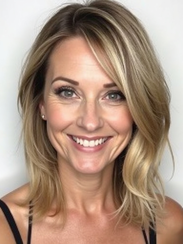 Hairstyles For Thin Fine Hair Over 60: Softly Tousled Waves