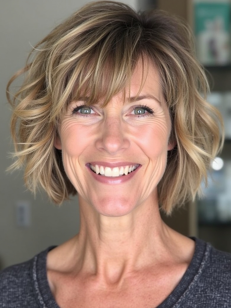 Hairstyles For Thin Fine Hair Over 60: The Modern Shag