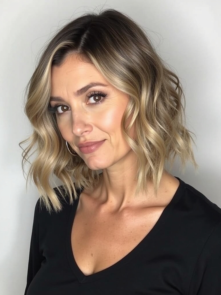 Hairstyles For Thin Fine Hair Over 60: The "Faux Bob"