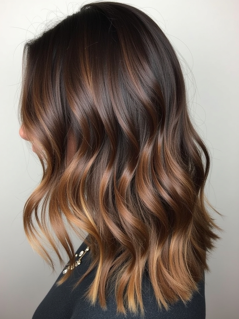 Spiced Apple Caramel Balayage