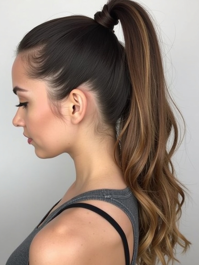Amber Glow Caramel Balayage