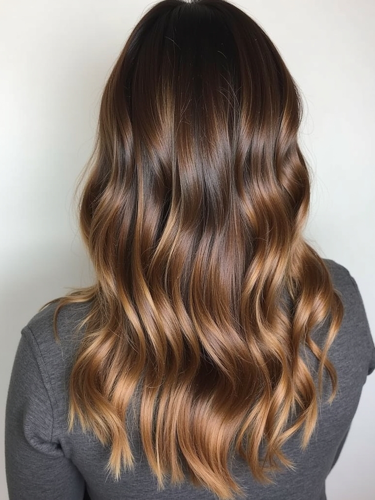Ginger Snap Caramel Balayage