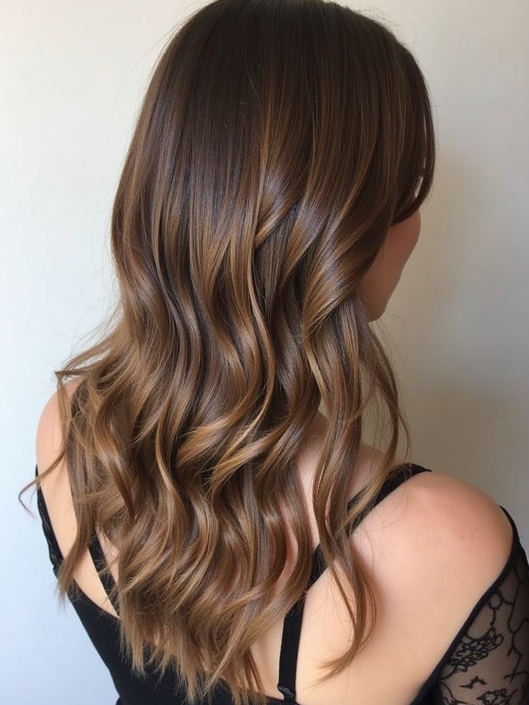 Honey Brown Balayage: Maple Syrup Magic