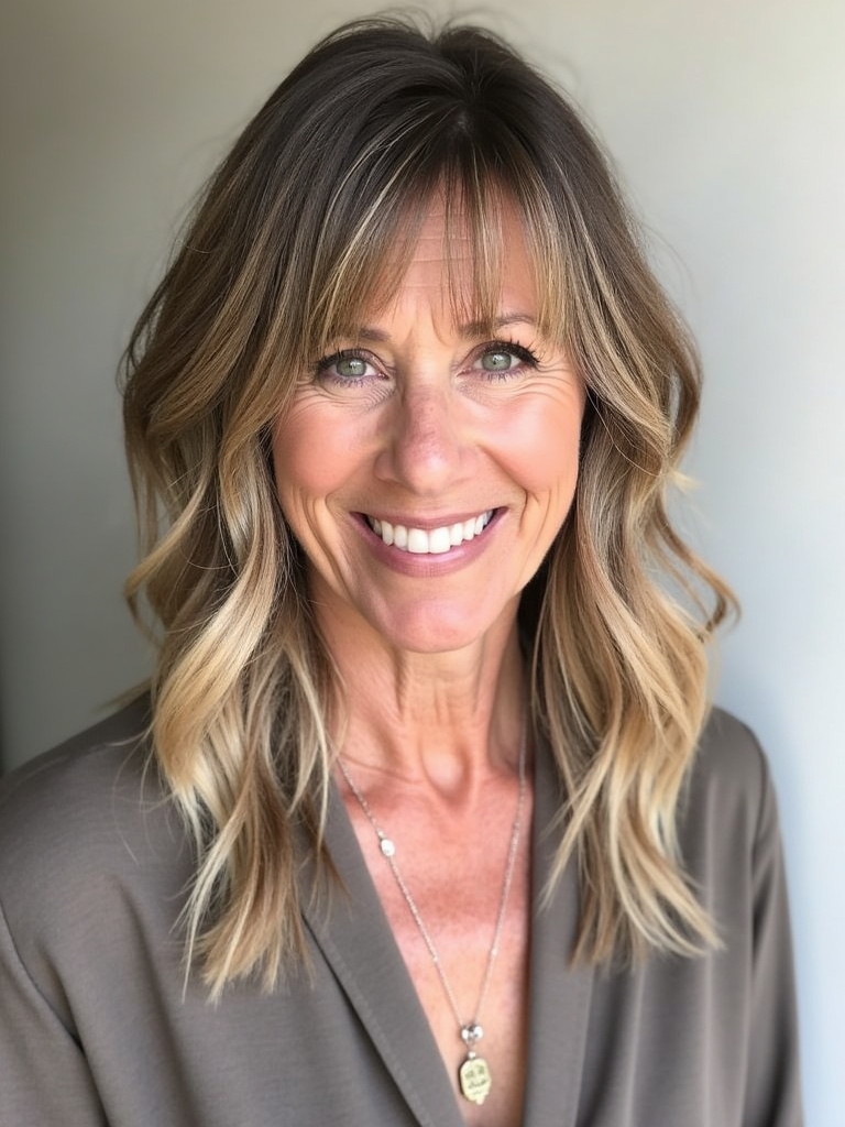 Hairstyles For Thin Fine Hair Over 60: Updo with Face-Framing Pieces