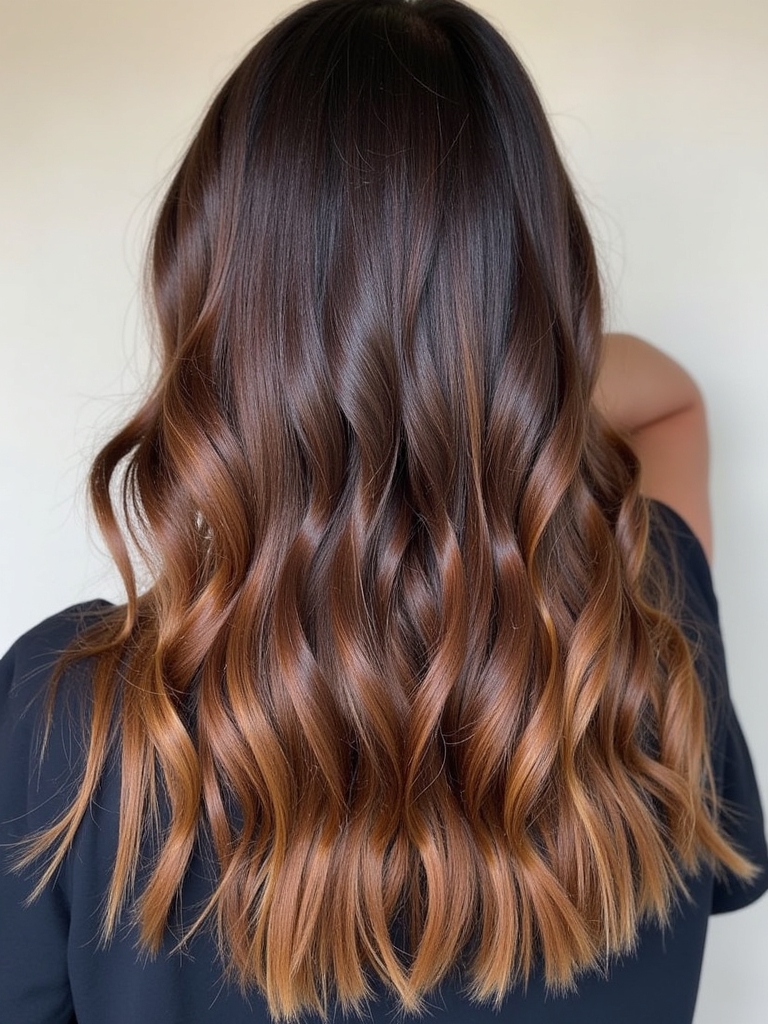 Toasted Coconut Caramel Balayage