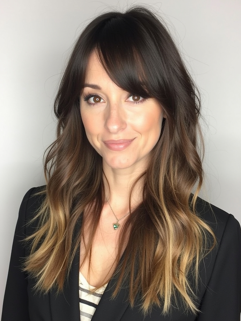 Long Haircut Ideas: Blunt Cut with Minimal Layers