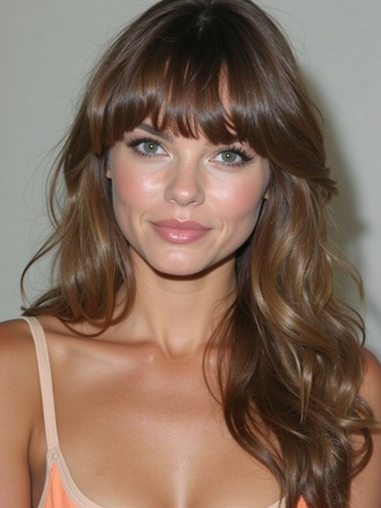 Long Haircut Ideas: Face-Framing Layers with Subtle Highlights