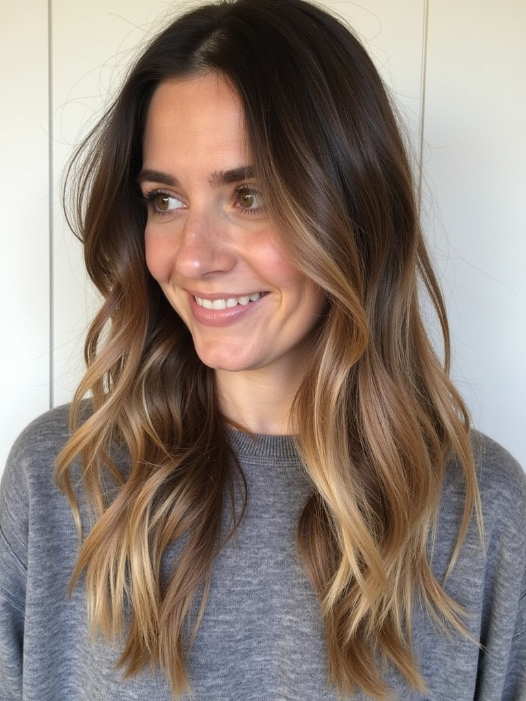 Cinnamon Spice Caramel Balayage