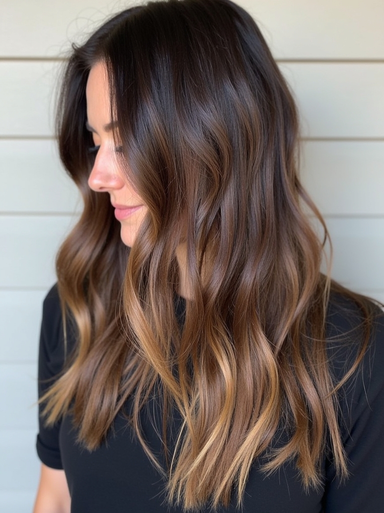 Golden Toffee Caramel Balayage